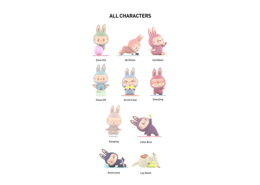 PopMart x How2work Labubu The Monsters Lazy Yoga - Urban Utility