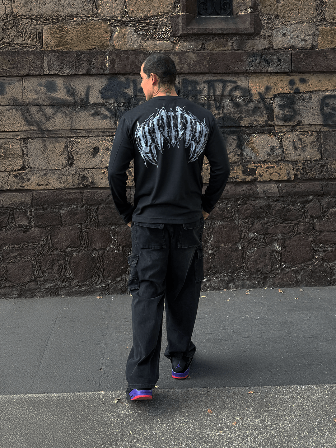 Urban Utility Waffle Chains Longsleeve Black - Urban Utility
