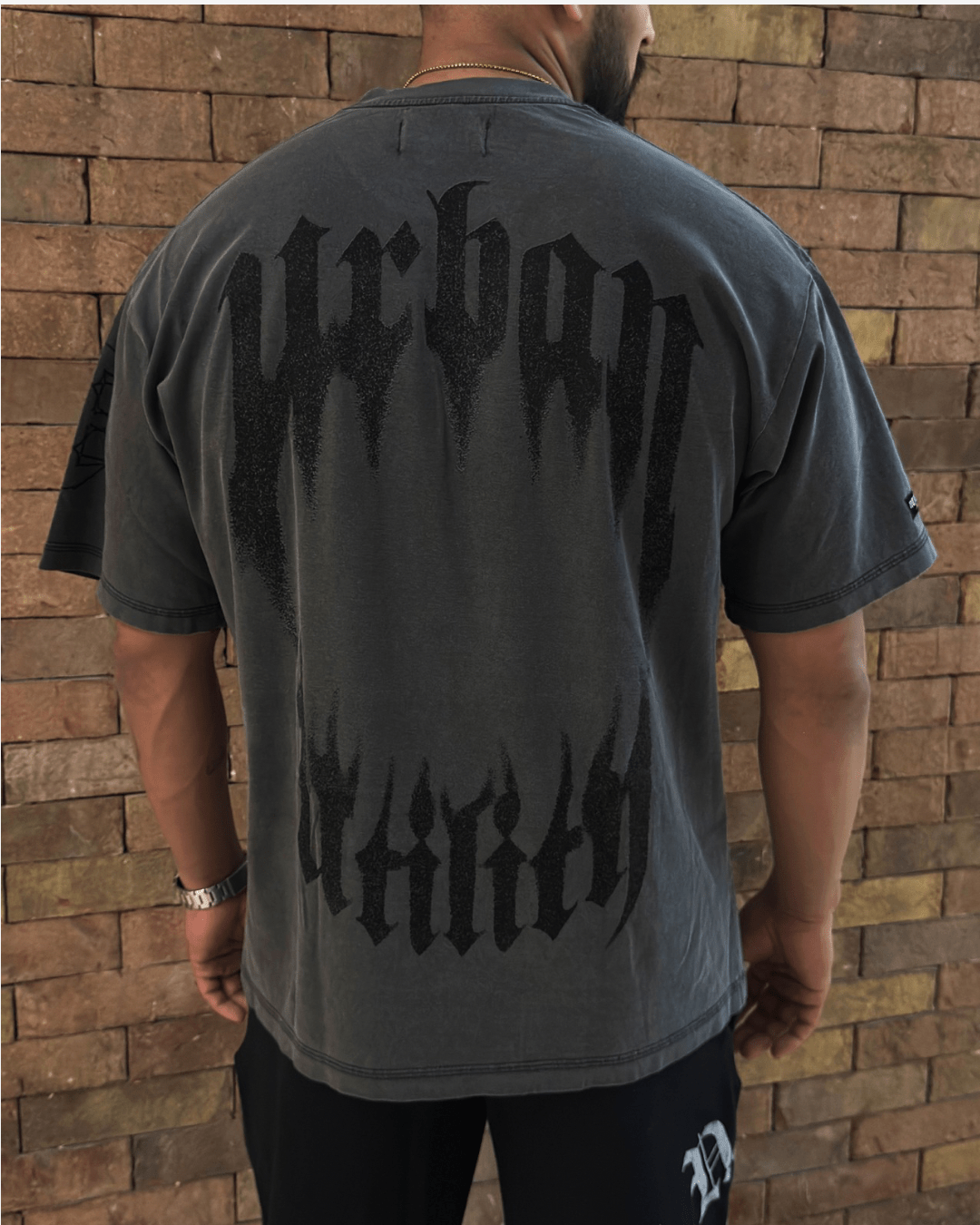 Utility Bite v3 Grey Black T-Shirt - Urban Utility