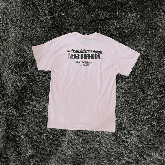 Anti Social Social Club Pink Neighborhood T-Shirt - Urban Utility