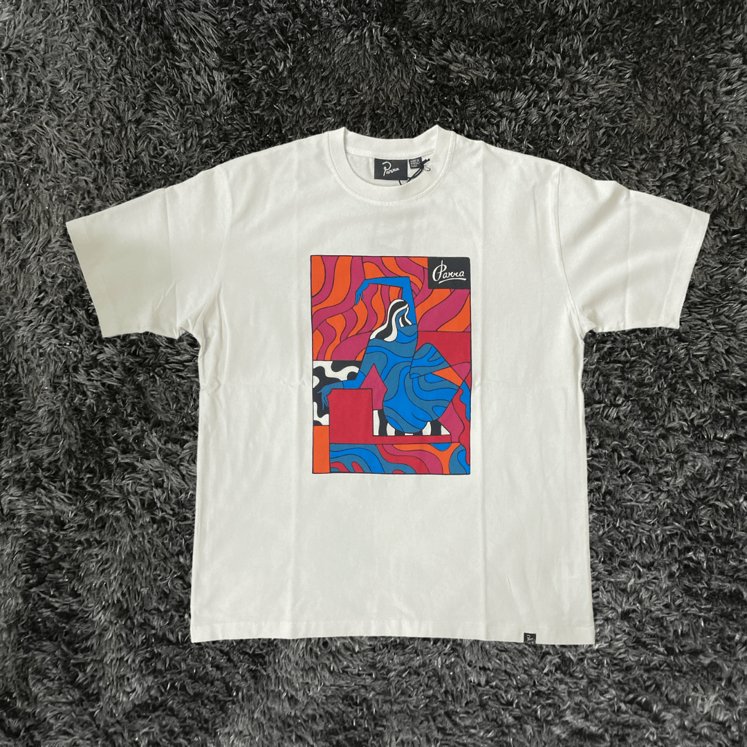 Parra Mosaique Lady White T-Shirt - Urban Utility
