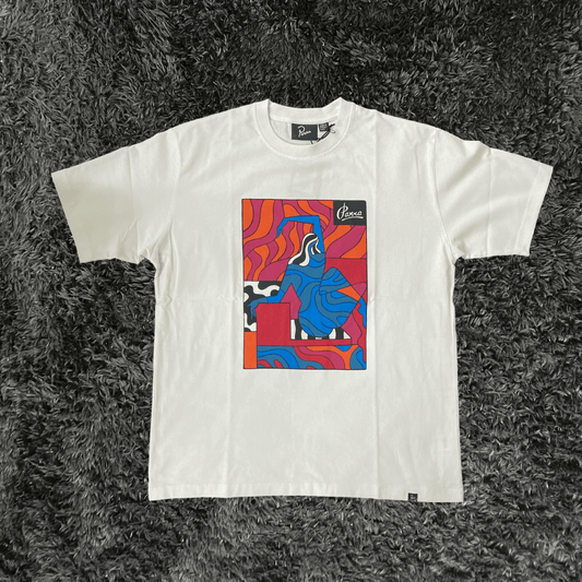 Parra Mosaique Lady White T-Shirt - Urban Utility