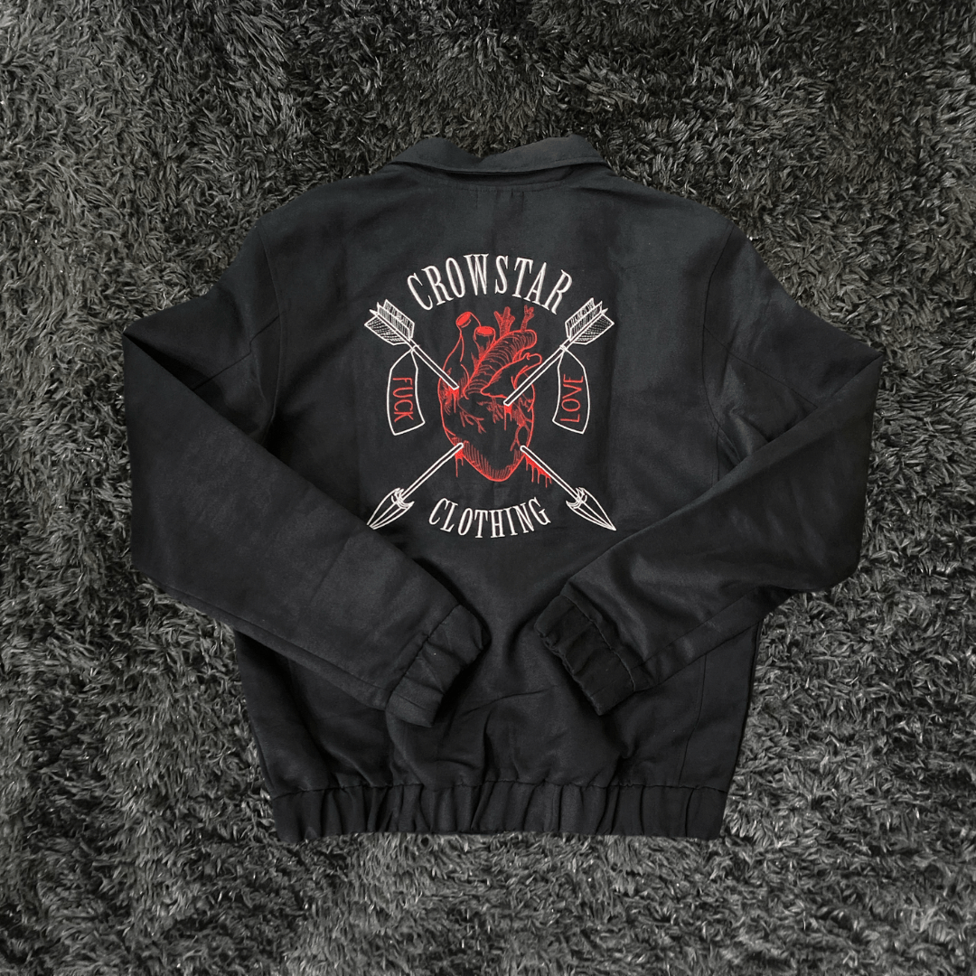 CrowStar Love Kills Black Jacket - Urban Utility