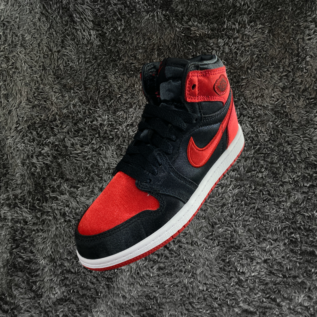 Satin jordan 1 bred sales