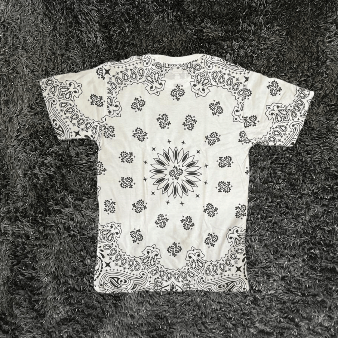 Supreme Hanes Bandana White Black T-shirt - Urban Utility
