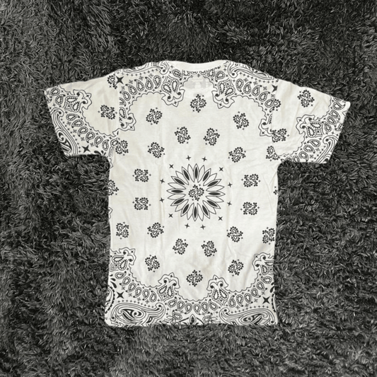 Supreme Hanes Bandana White Black T-shirt - Urban Utility