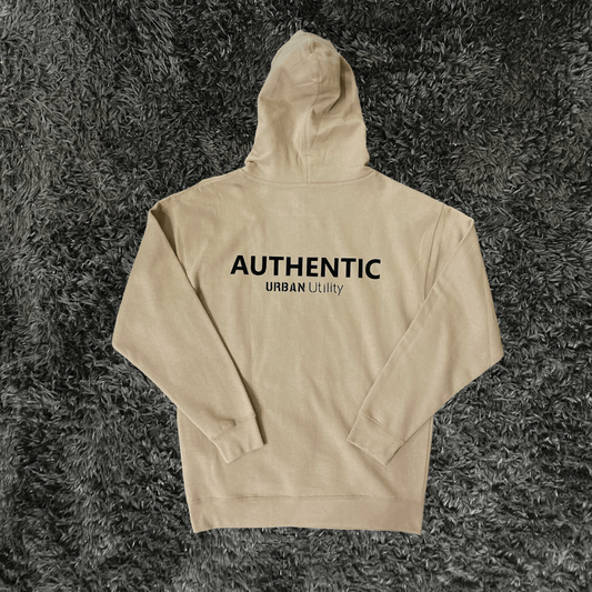 Urban Utility Authentic Hoodie Khaki - Urban Utility