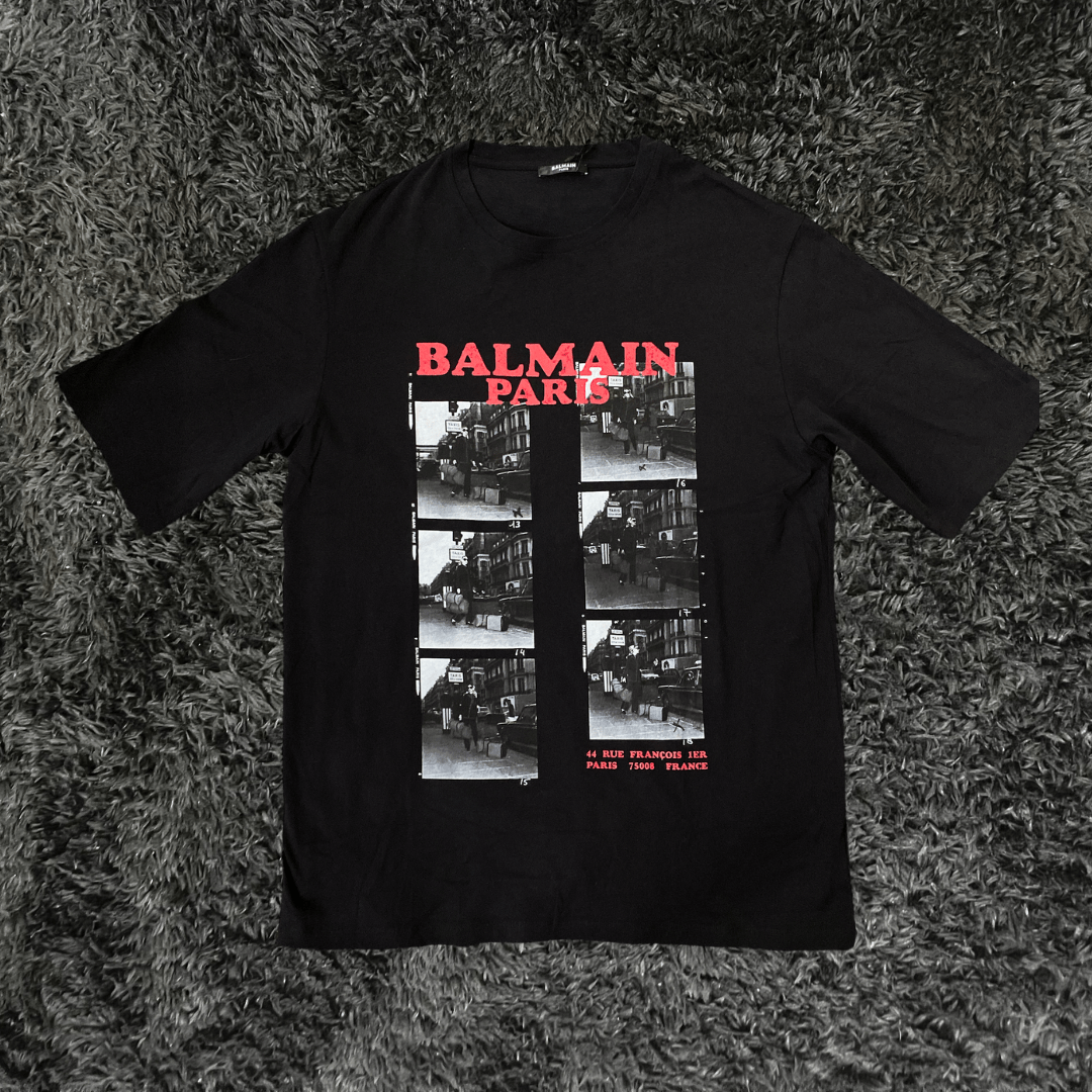 Balmain Paris Black T-shirt - Urban Utility