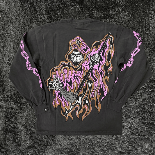 Warren Lotas Reaper Washed Black Long Sleeve - Urban Utility