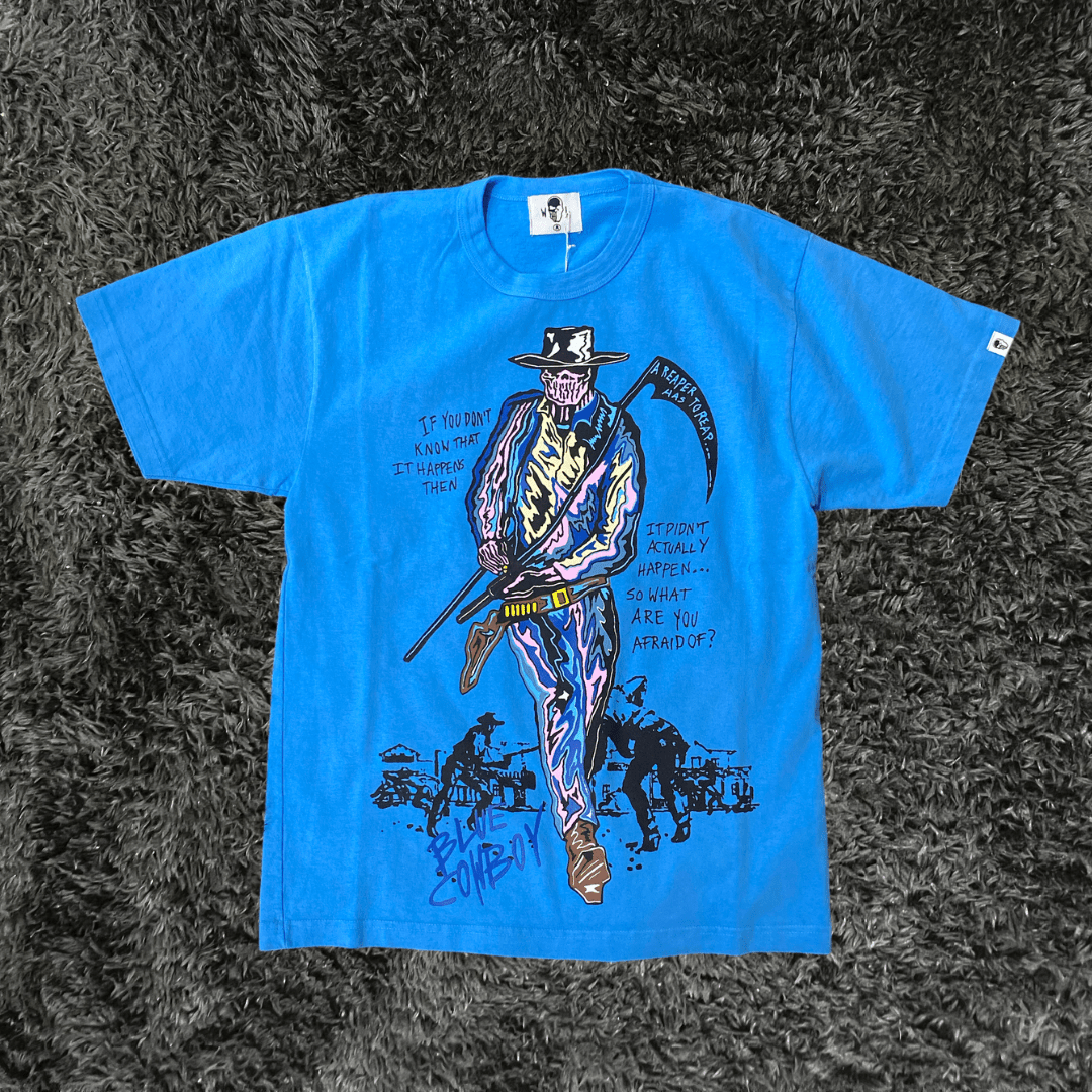 Warren Lotas Blue Cowboy T-shirt - Urban Utility