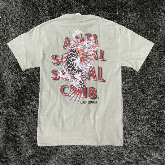 Anti Social Social Club Stone Washed Green T-shirt - Urban Utility