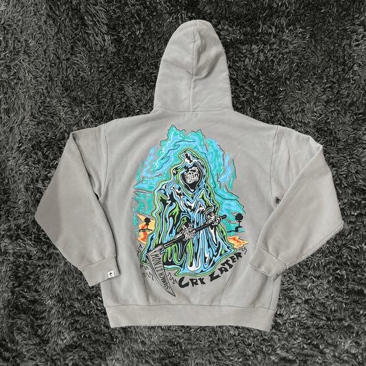 Warren Lotas Cry Later Grey Hoodie - Urban Utility