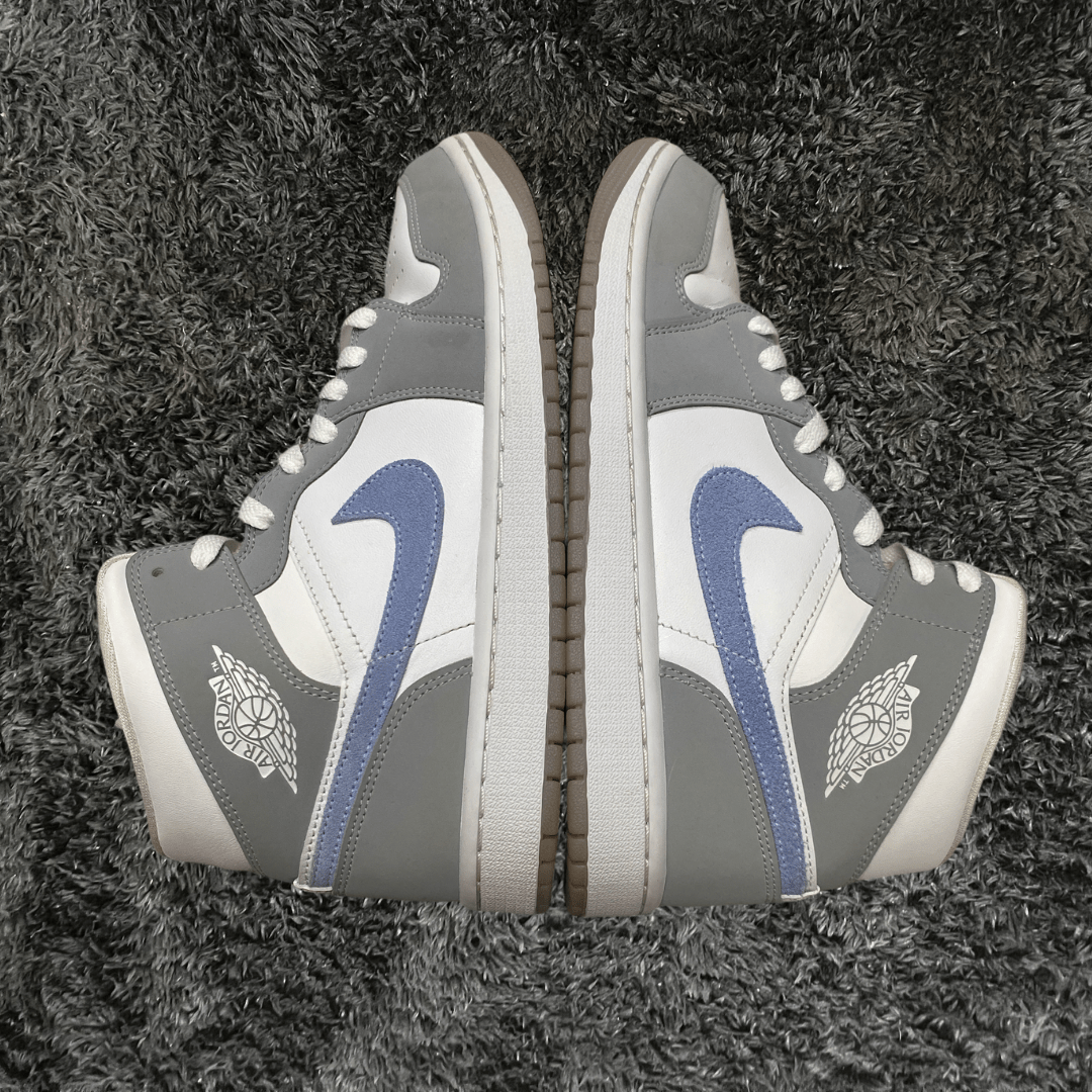 Jordan 1 Mid Wolf Grey (W) (De Uso) - Urban Utility