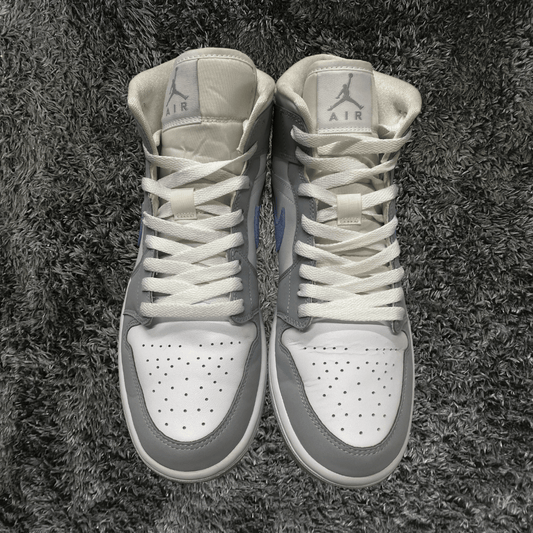 Jordan 1 Mid Wolf Grey (W) (De Uso) - Urban Utility