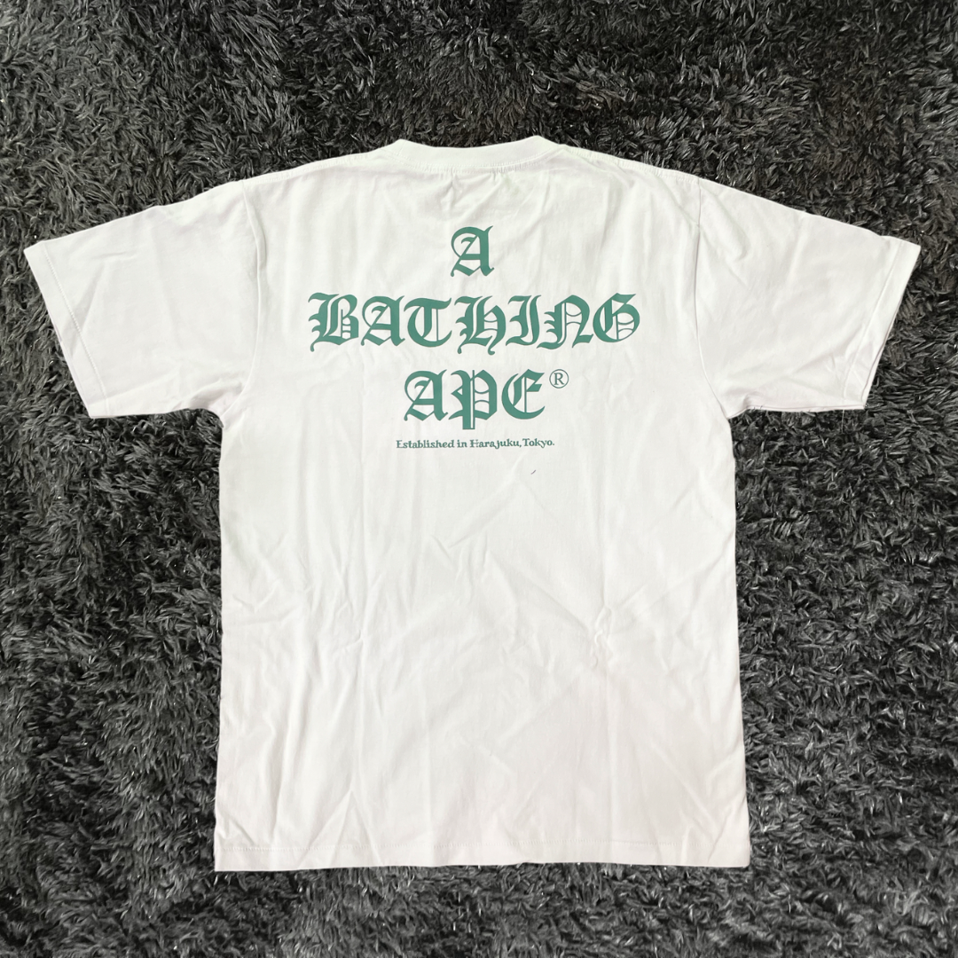 Bape Bathing Ape Logo White T shirt