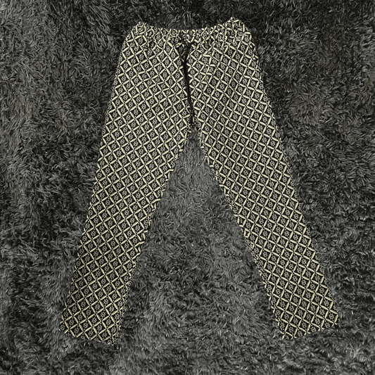 CrowStar Black Monogram Pants - Urban Utility