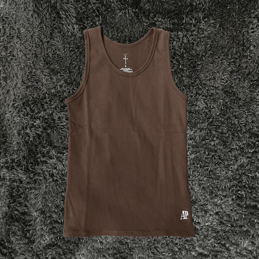 Cactus Jack Tank Top Travis Scott AP Brown - Urban Utility