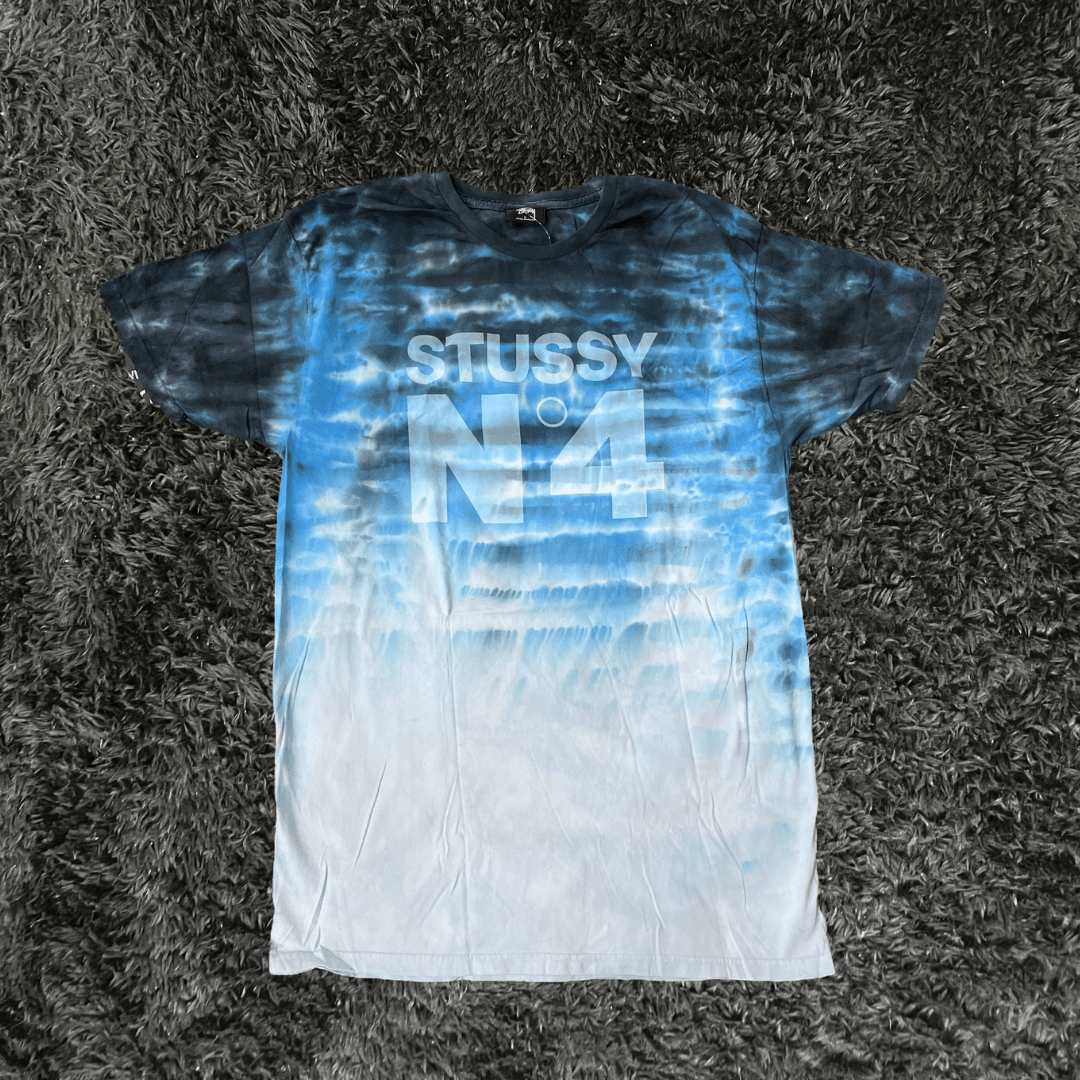 Stussy N4 Tie Dye Blue T-shirt - Urban Utility