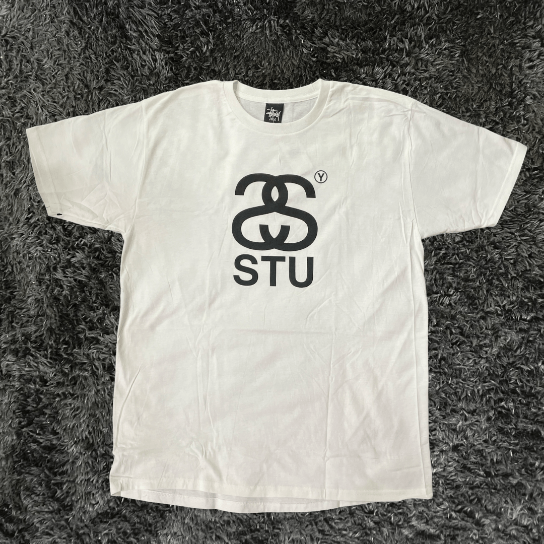 Stussy Double S STU White T-shirt - Urban Utility