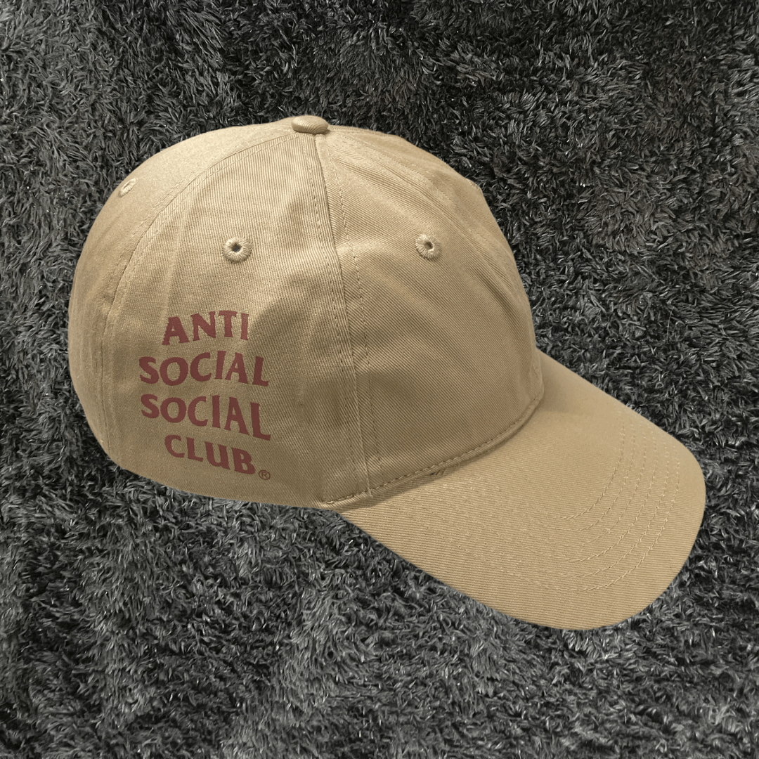Anti Social Social Club Mid Games Khaki Cap - Urban Utility