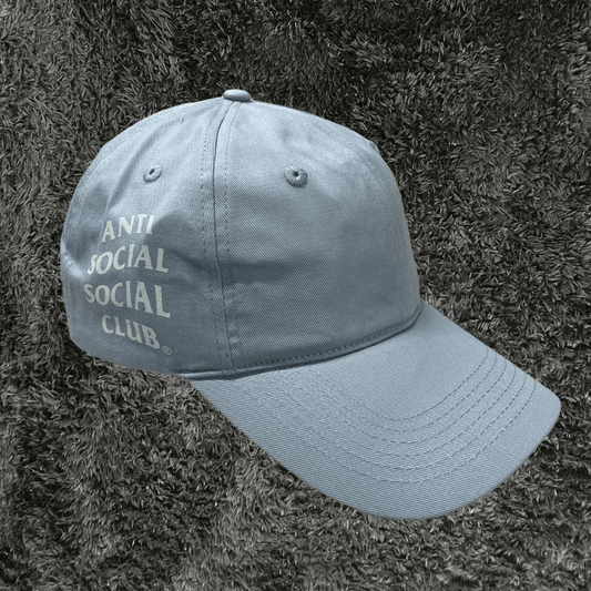 Anti Social Social Club Mid Games Smoke Blue Cap - Urban Utility
