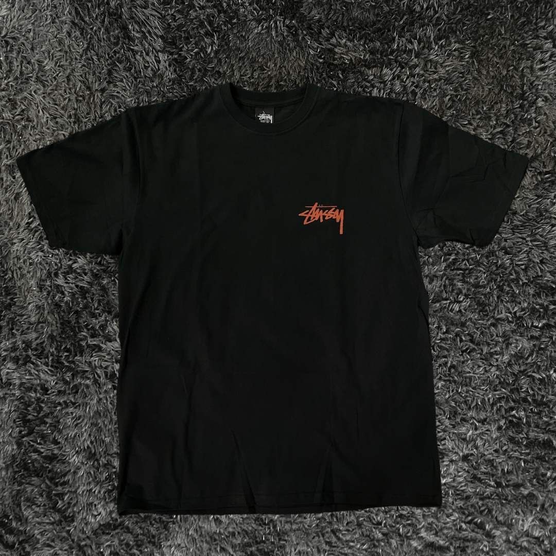 Stussy Shells Black T-shirt - Urban Utility