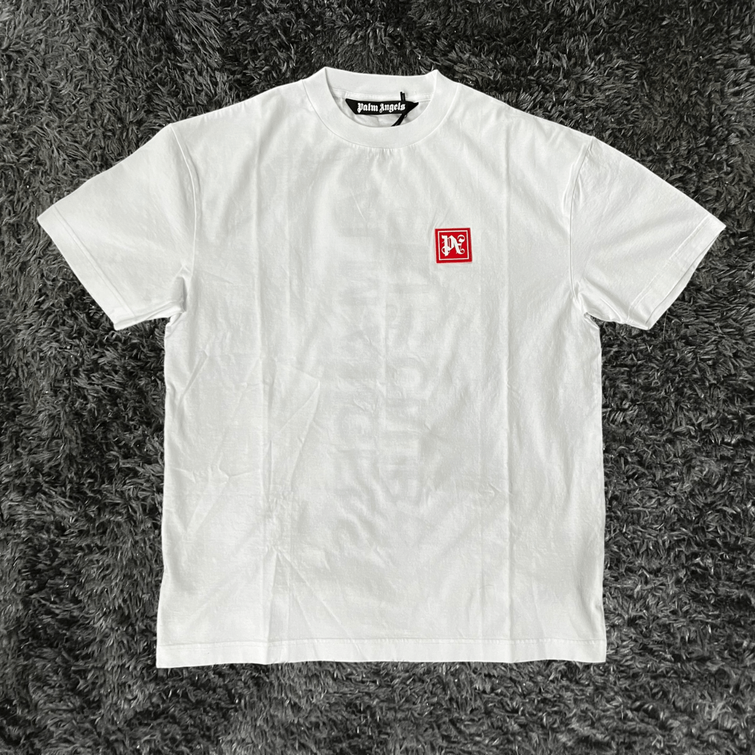Palm Angels Ski Club Classic White Black T-shirt - Urban Utility