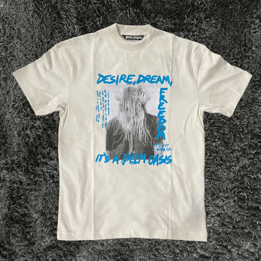 Palm Angels Palm Oasis Off White Light T-shirt - Urban Utility