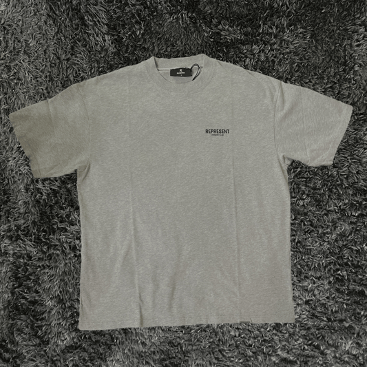 Represent Owners Club Ash Grey Black T-shirt - Urban Utility