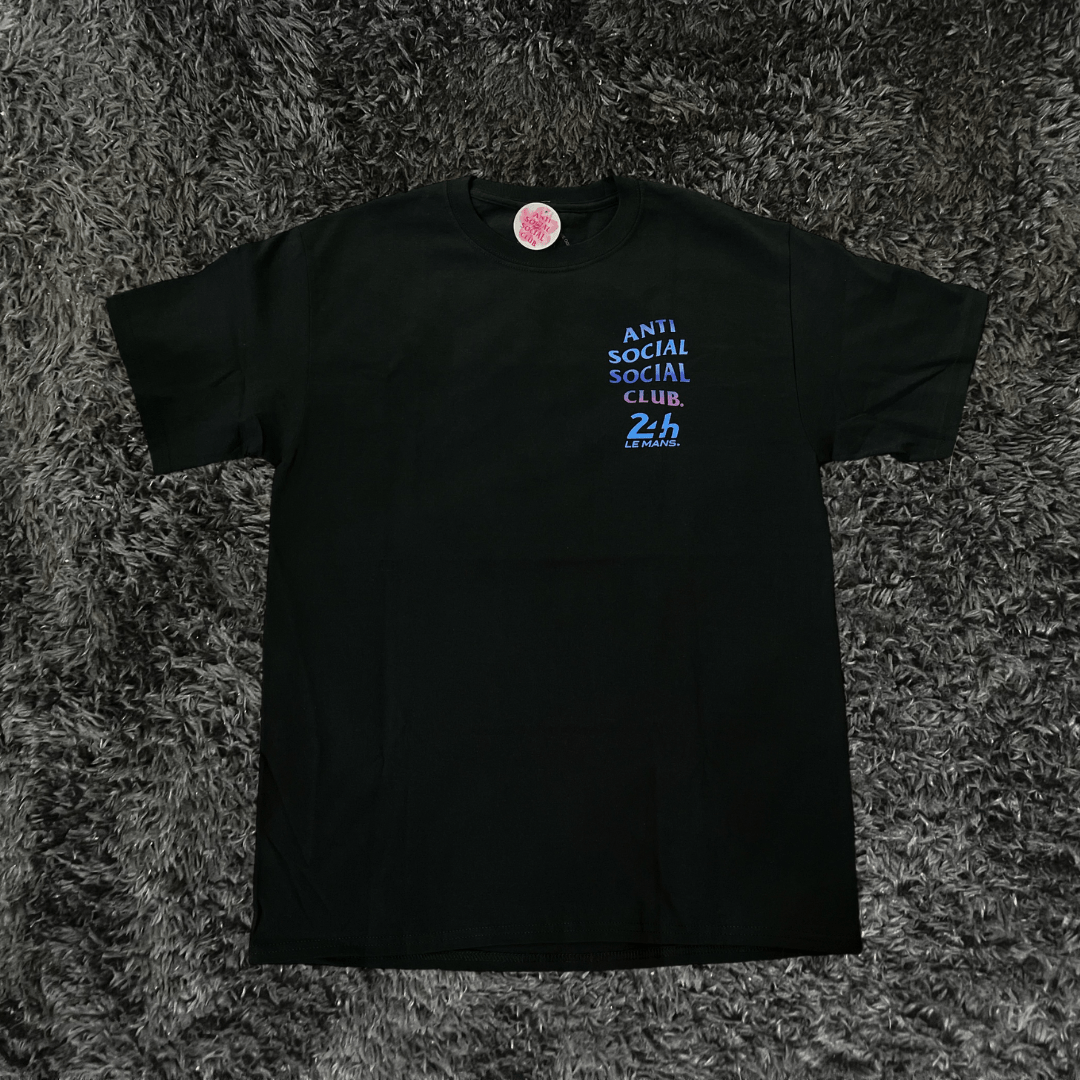 Antis Social Social Club 24 hours Of Le Mans Black Blue T-shirt - Urban Utility