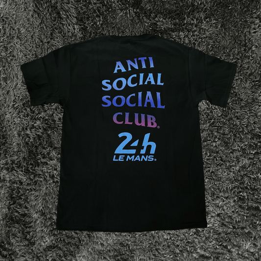 Antis Social Social Club 24 hours Of Le Mans Black Blue T-shirt - Urban Utility