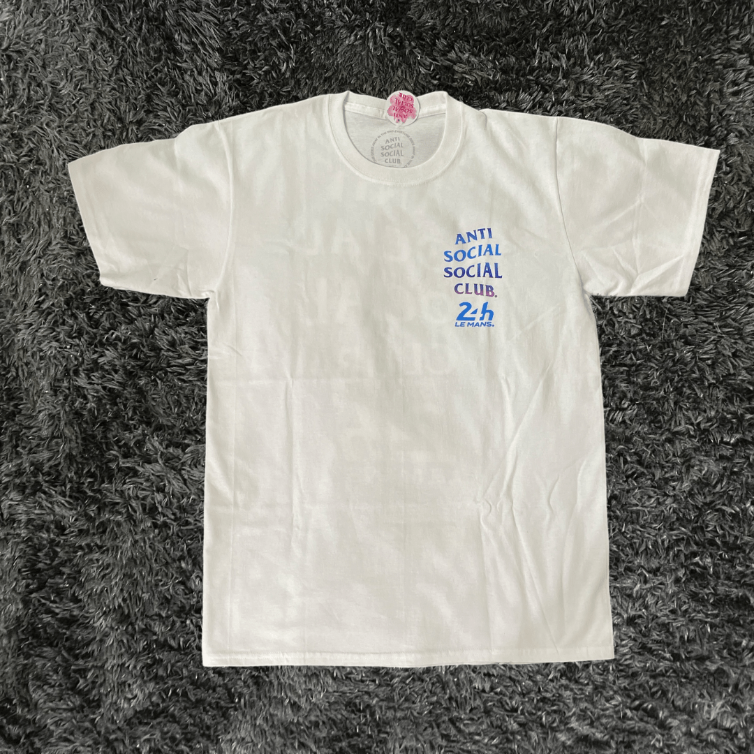 Anti Social Social Club 24 hours Of Le Mans White T-shirt - Urban Utility