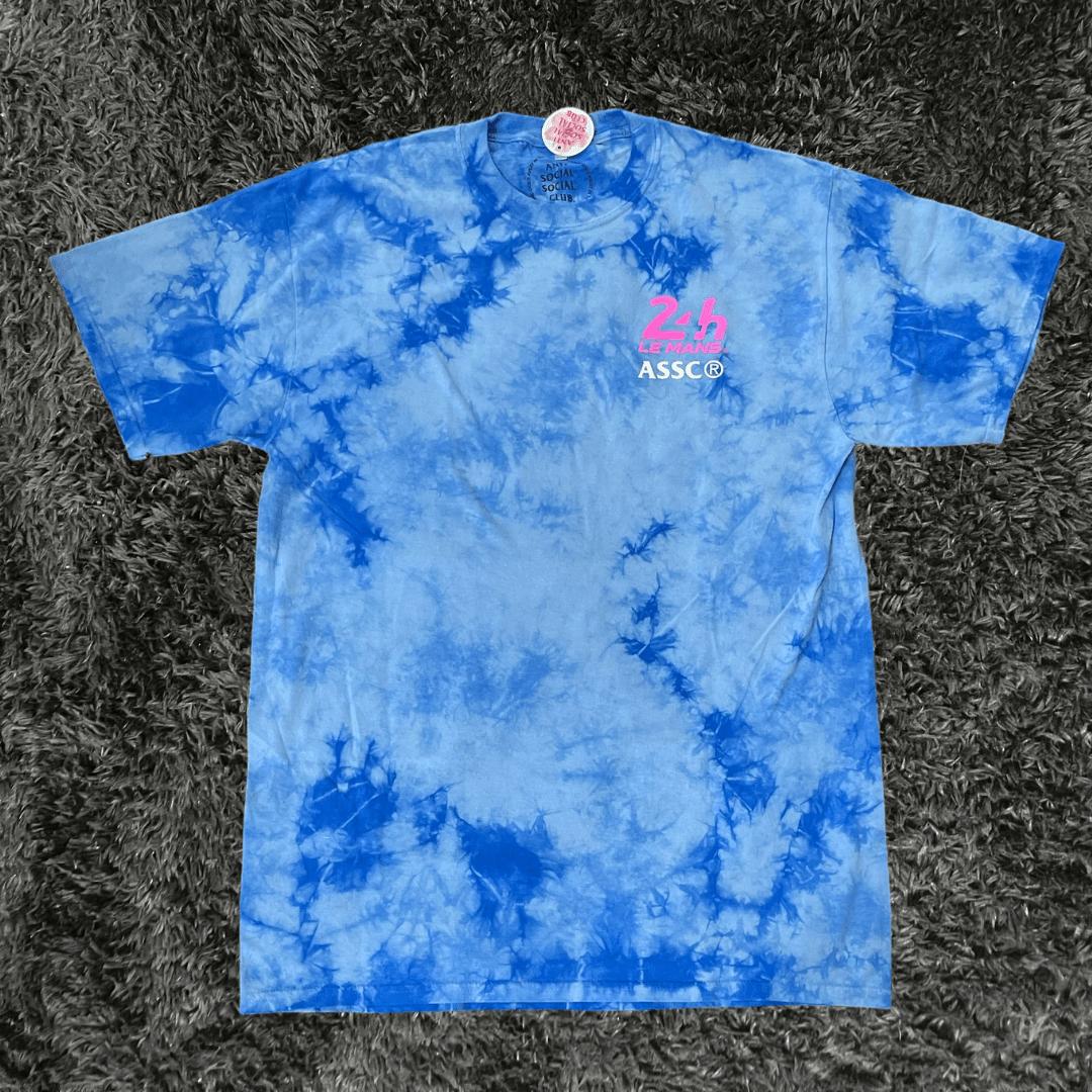 Anti Social Social Club 24 hours Of Le Mans Tie Dye Blue - Urban Utility