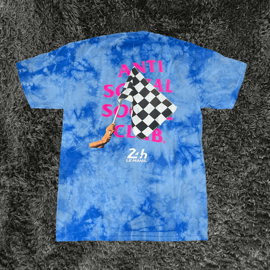 Anti Social Social Club 24 hours Of Le Mans Tie Dye Blue - Urban Utility
