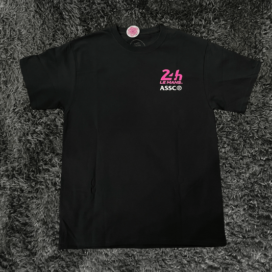 Anti Social Social Club 24 hours Of Le Mans Black Pink T-shirt - Urban Utility