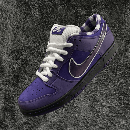 Dunk SB Low Concepts Purple Lobster Special Box & Laces (De uso) - Urban Utility