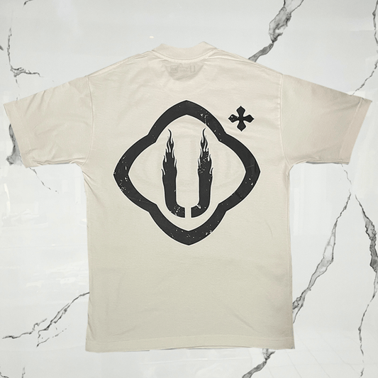 Urban Utility "UFlames" Bone T-Shirt - Urban Utility