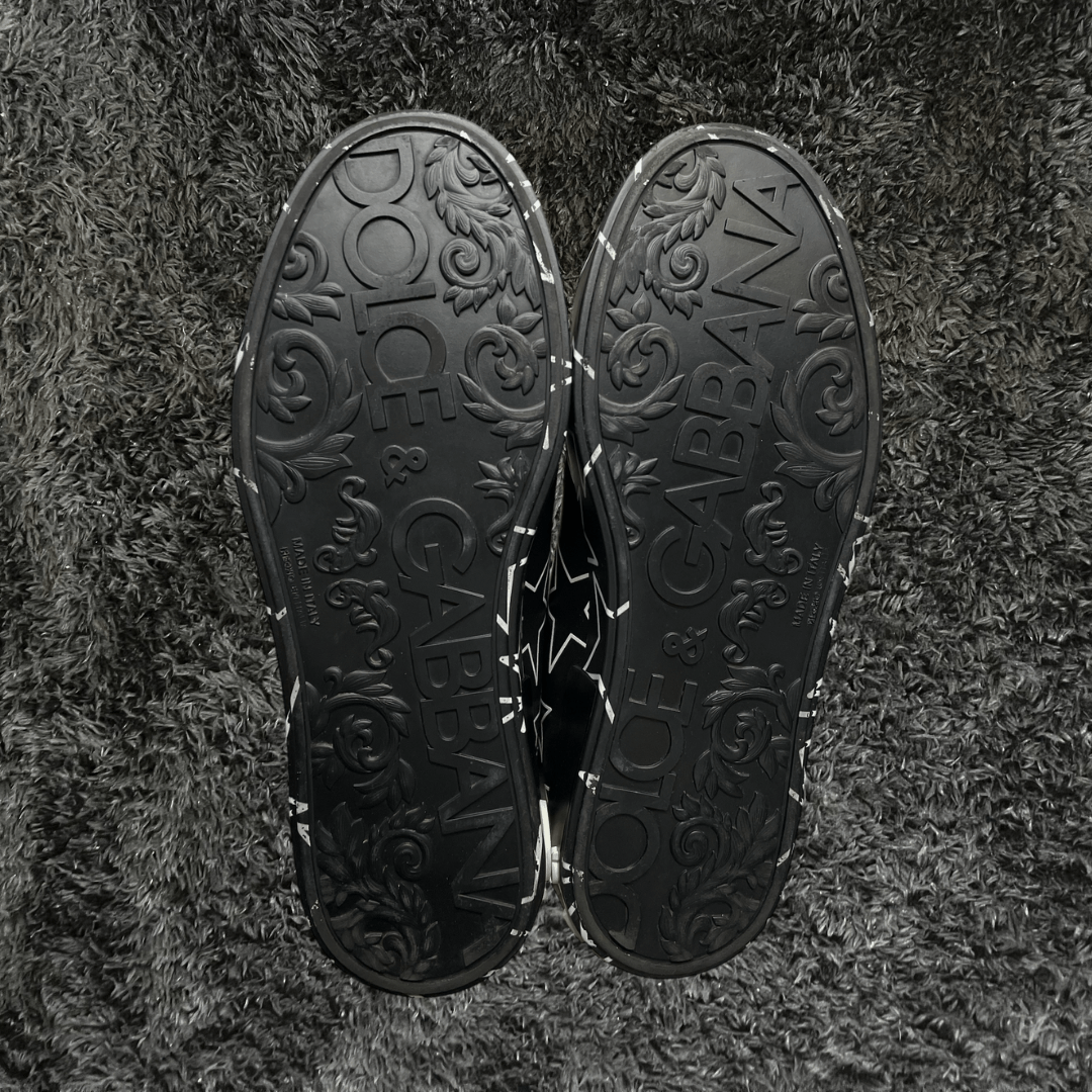 Dolce Gabbana Portofino Mixed Star Print Black (De Uso) - Urban Utility