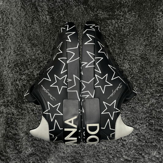 Dolce Gabbana Portofino Mixed Star Print Black (De Uso) - Urban Utility