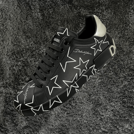 Dolce Gabbana Portofino Mixed Star Print Black (De Uso) - Urban Utility