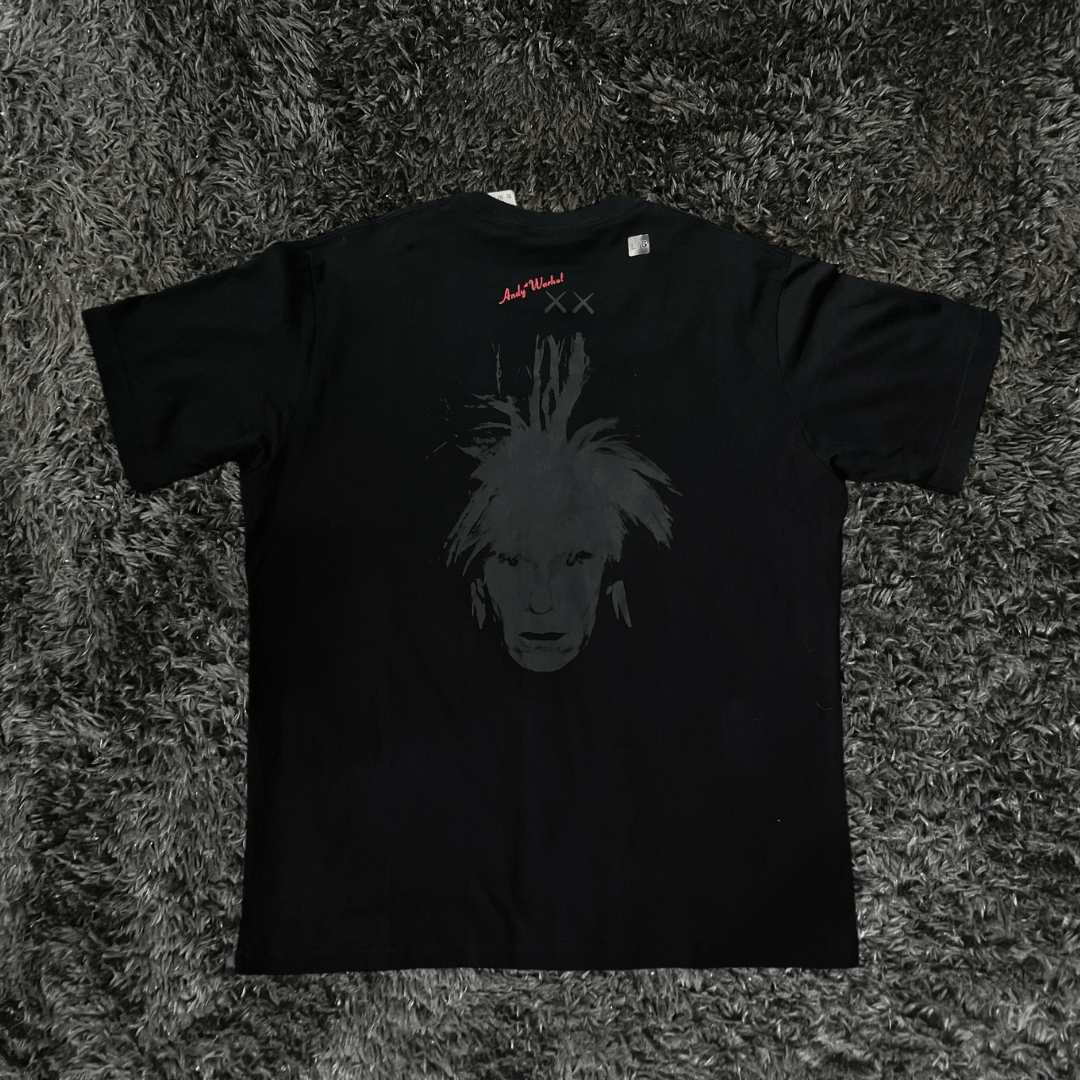Uniqlo Kaws x Andy´s Warhol Black T-shirt - Urban Utility
