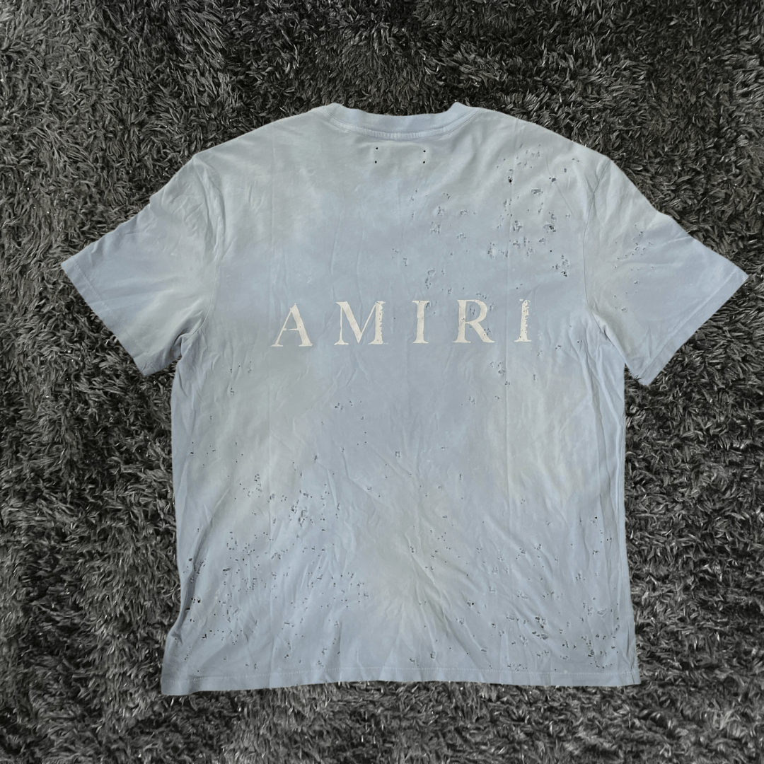 Amiri Washed Shotgun Gray Dawn T-shirt - Urban Utility