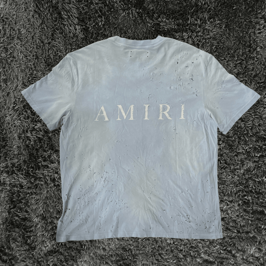 Amiri Washed Shotgun Gray Dawn T-shirt - Urban Utility
