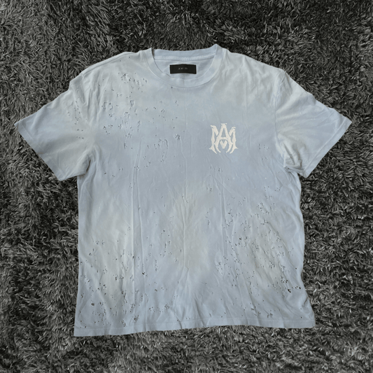 Amiri Washed Shotgun Gray Dawn T-shirt - Urban Utility