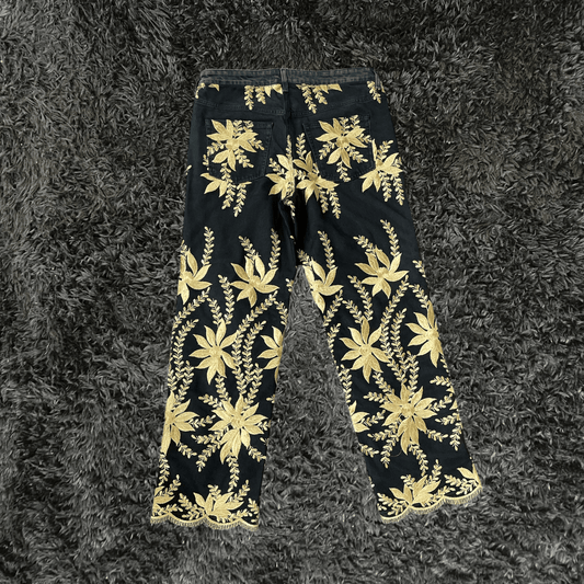 Crowstar Royalty Black Gold Pants - Urban Utility