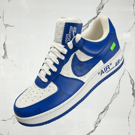 Louis Vuitton Nike Air Force 1 Low By Virgil Abloh White Royal - Urban Utility