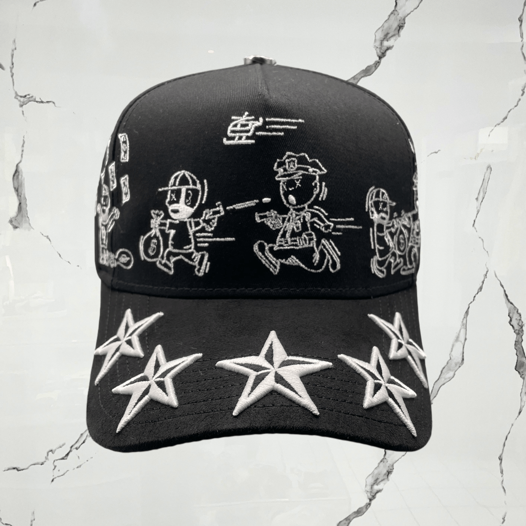 Barbas Hats X Baez GTA Black White Cap - Urban Utility