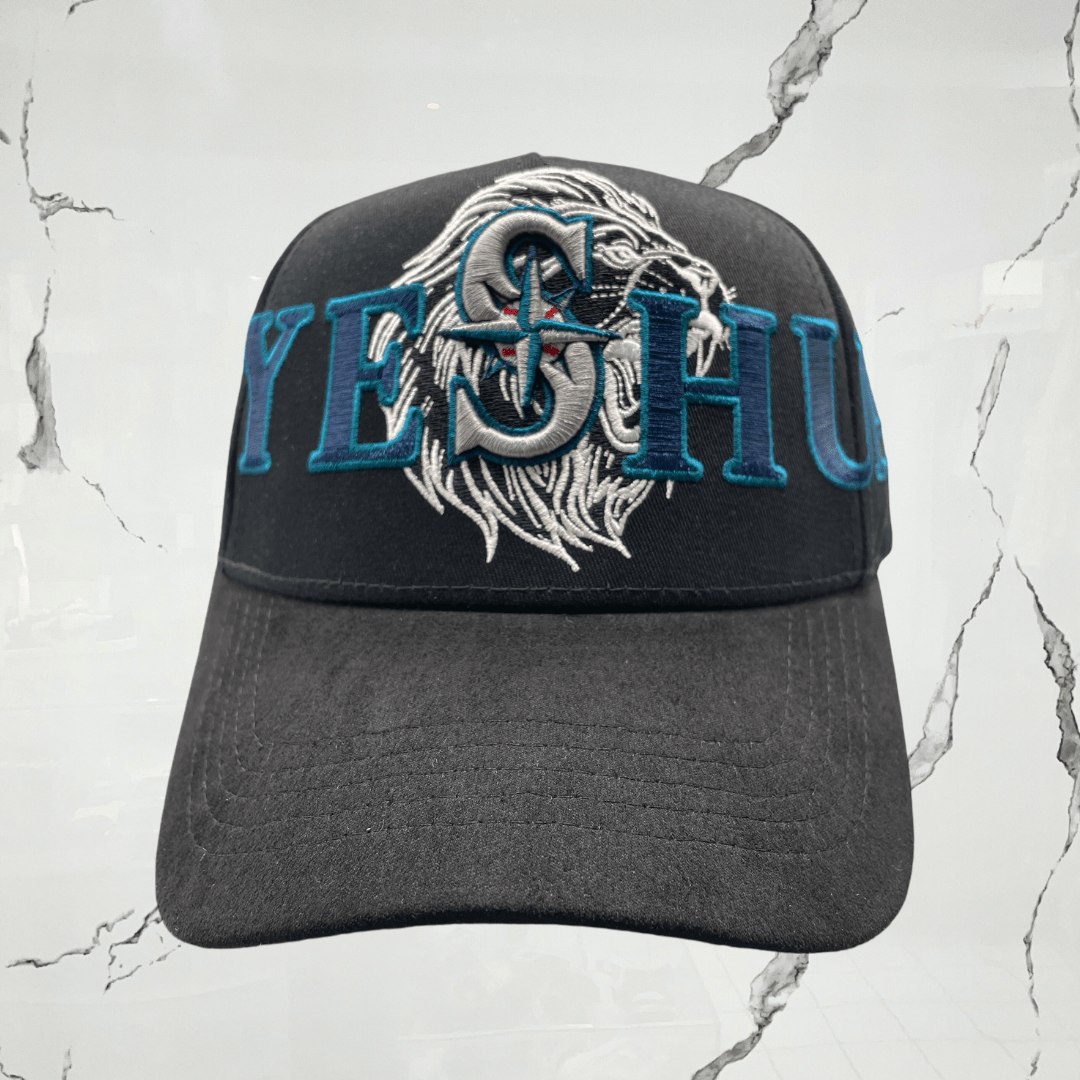 Rude Awakenings Yeshua Black Letters Blue Cap - Urban Utility