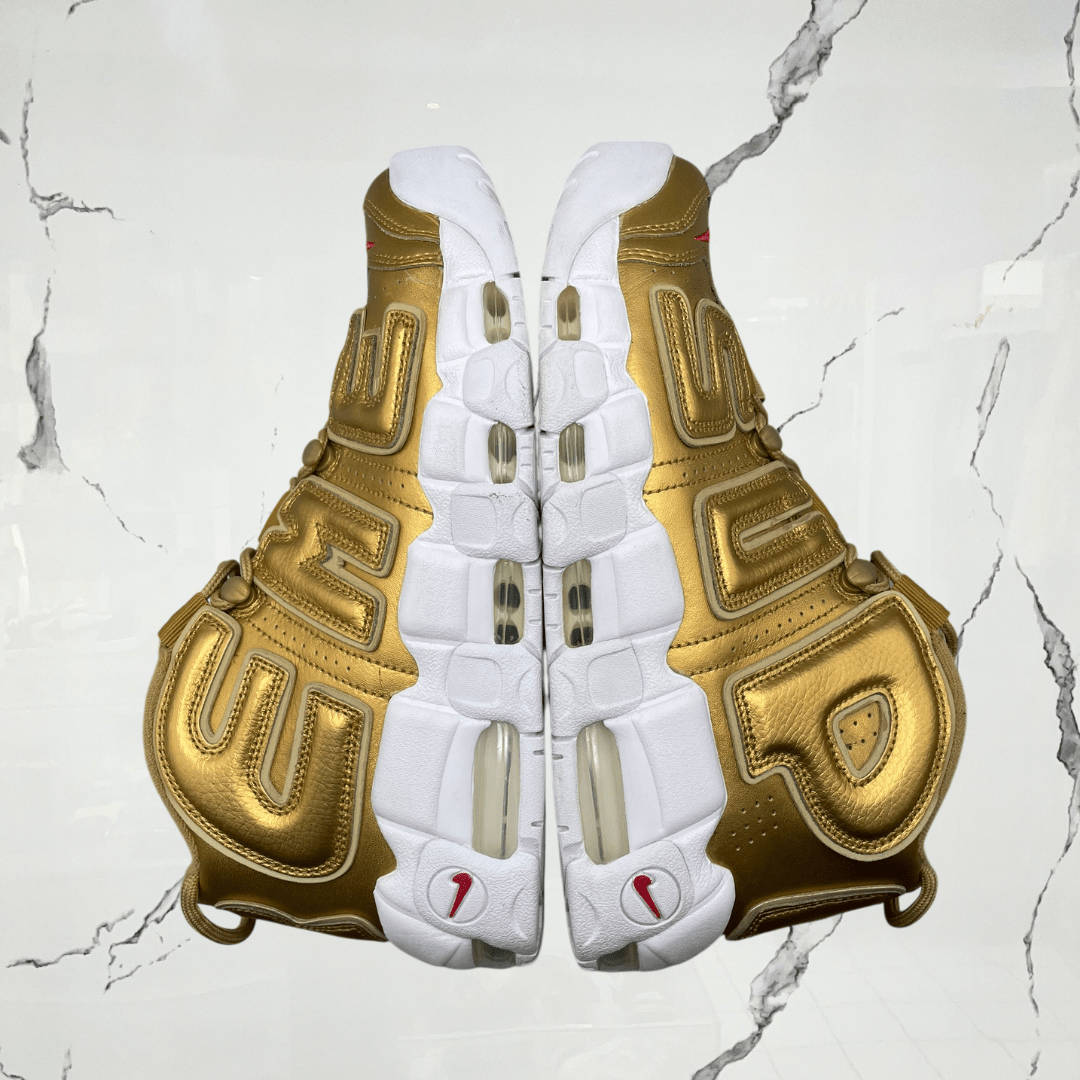 Air More Uptempo Supreme Gold (De Uso) - Urban Utility