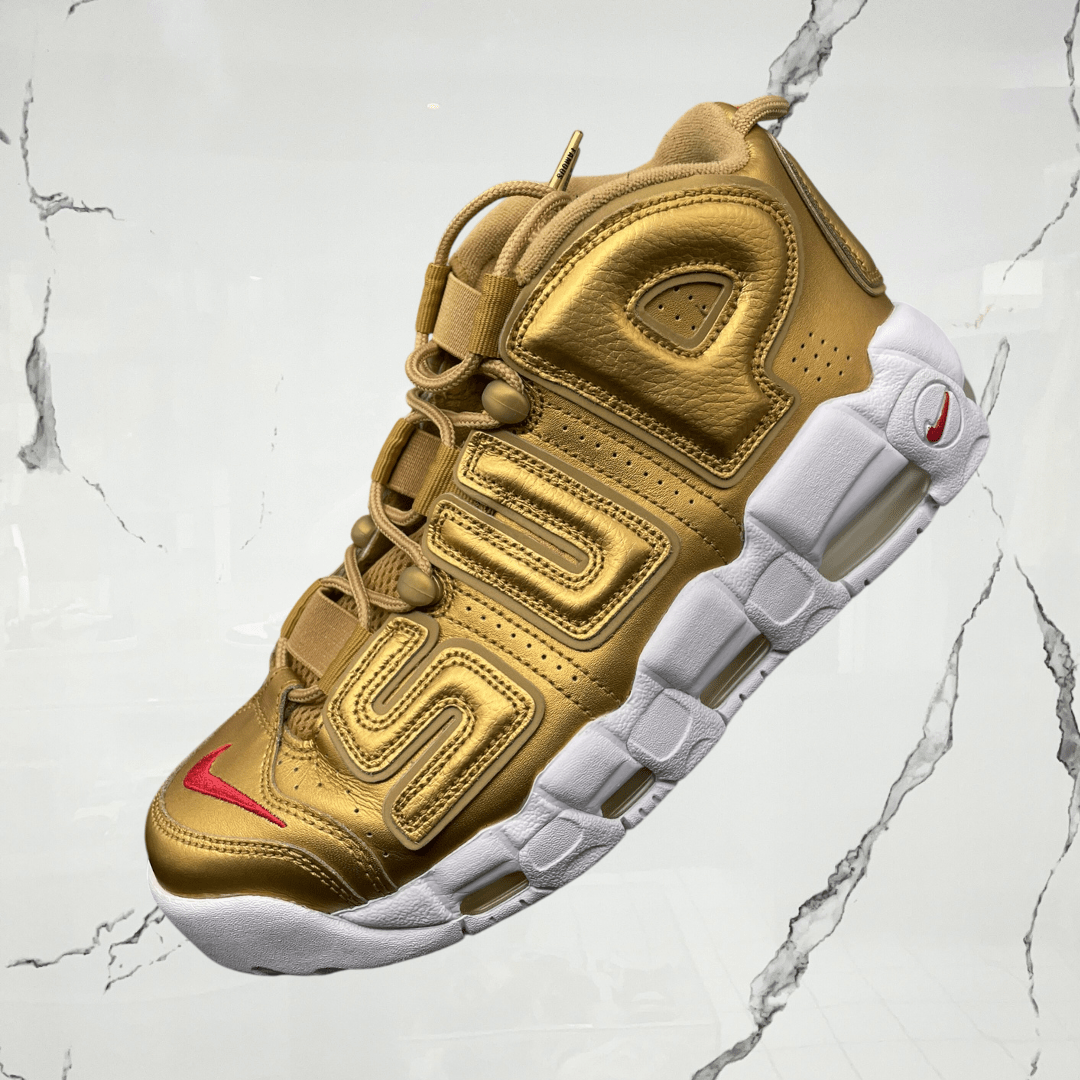 Air More Uptempo Supreme Gold (De Uso) - Urban Utility